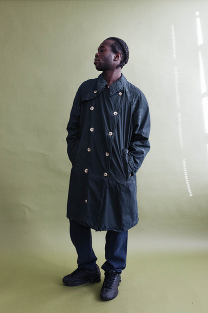 A/W 1992 C.P. Company Garment Dyed Dark Green Trench Coat