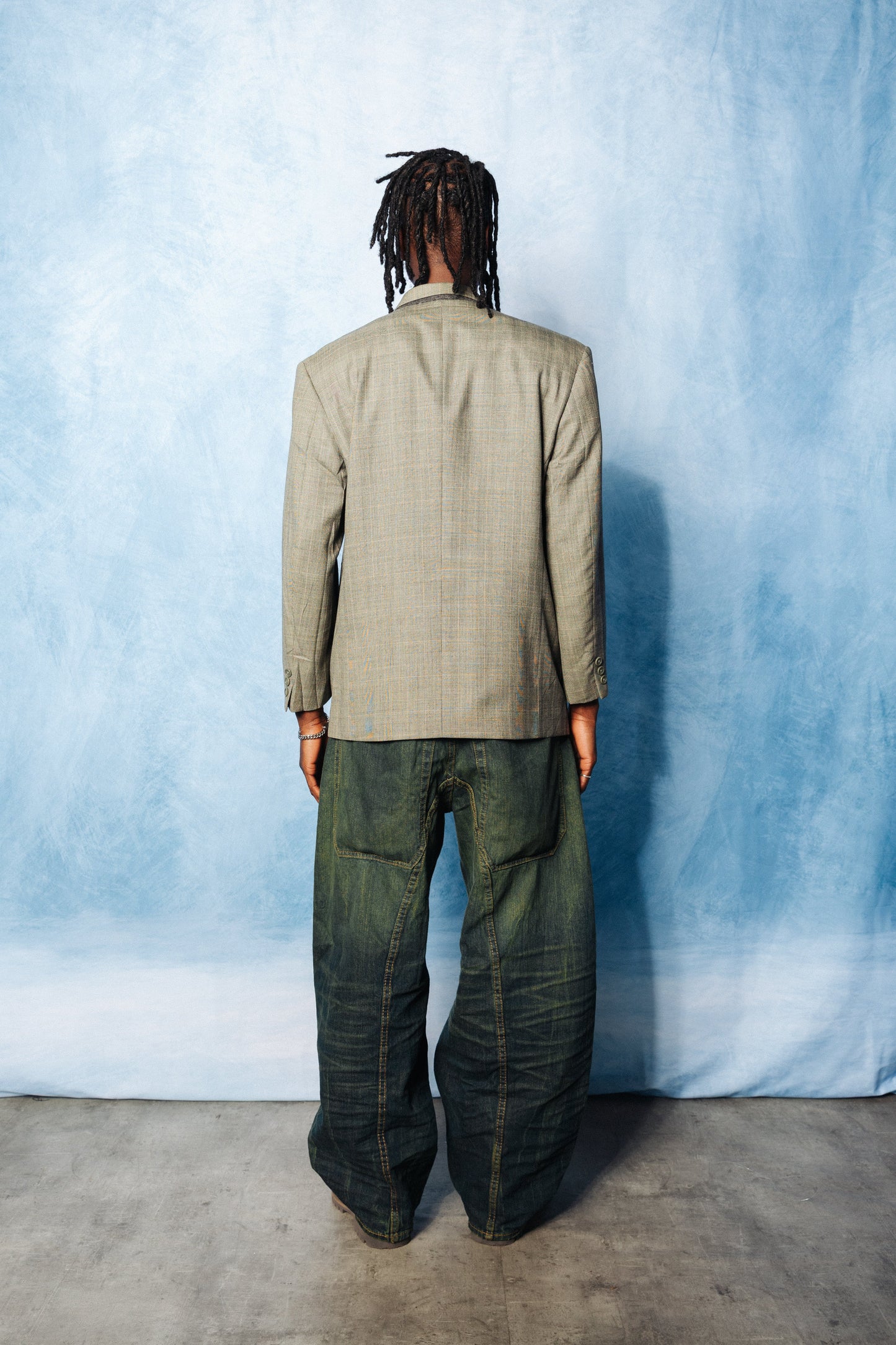 1970's Christain Dior Double Breasted Check Blazer