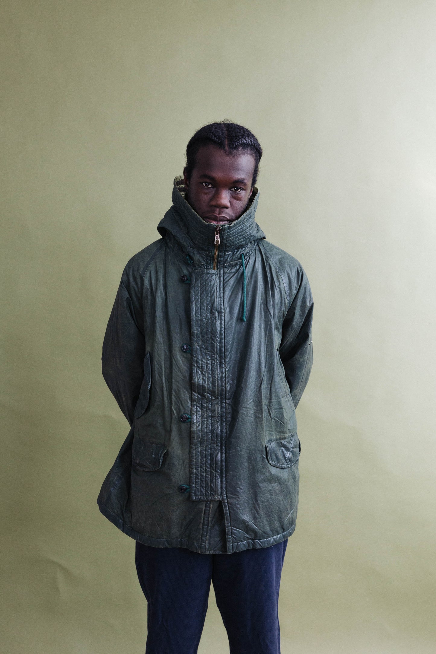 A/W 1991 Boneville Ski Weathered Green Padded Jacket
