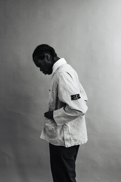 S/S 1994 C.P. Company Beige Cropped Chore Jacket