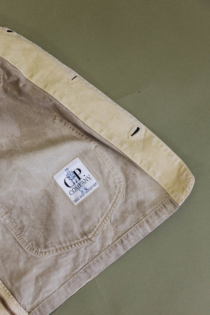 S/S 1994 C.P. Company Beige Cropped Chore Jacket