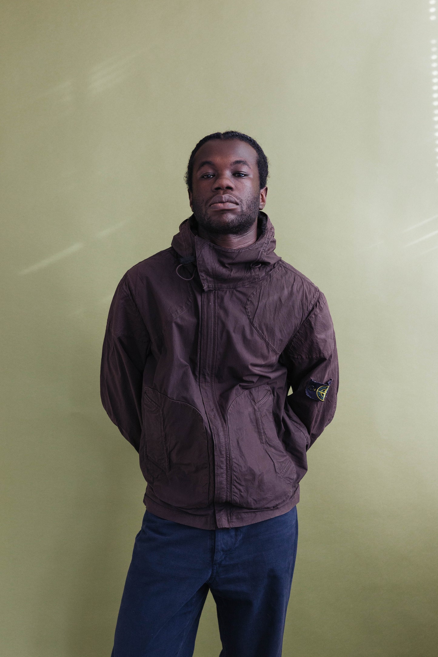 S/S 2005 Stone Island Brown Egg Pocket Jacket