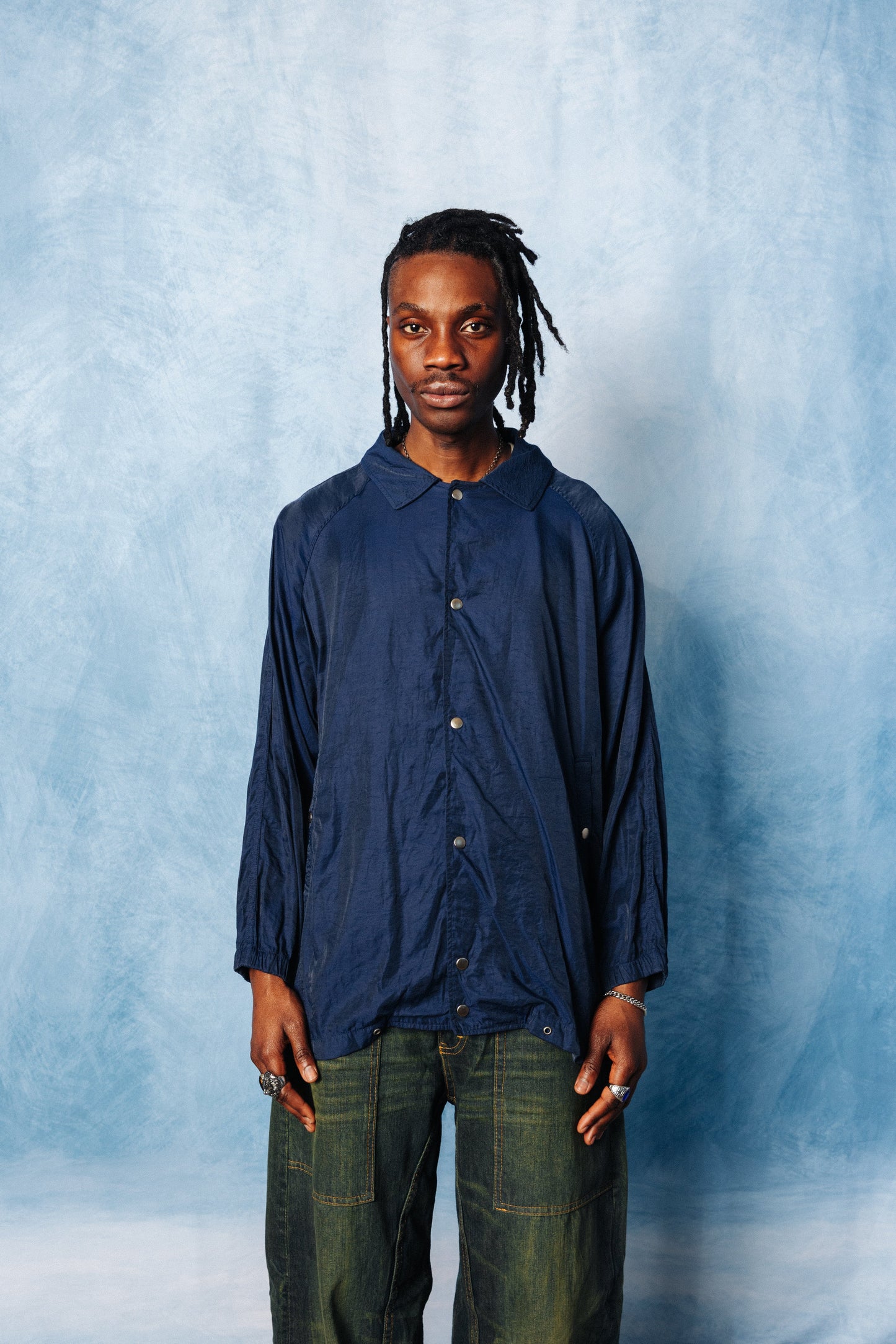 Hai Sporting Gear Issey Miyake Button Down Coach Jacket