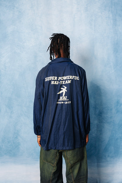Hai Sporting Gear Issey Miyake Button Down Coach Jacket