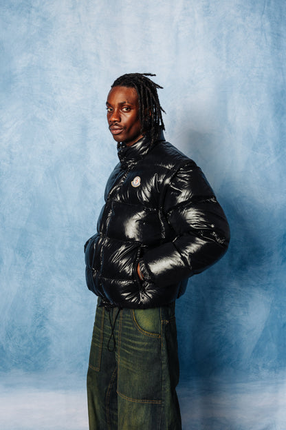 1990's Moncler Grenoble Black Down Modular Puffer Jacket