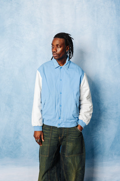 S/S 2020 Supreme Two-Tone Twill Varsity Jacket