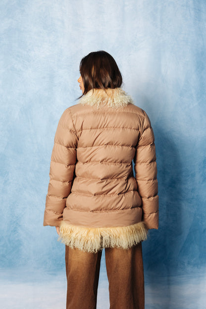 Moncler Fur Lined Down Puffer Blouson