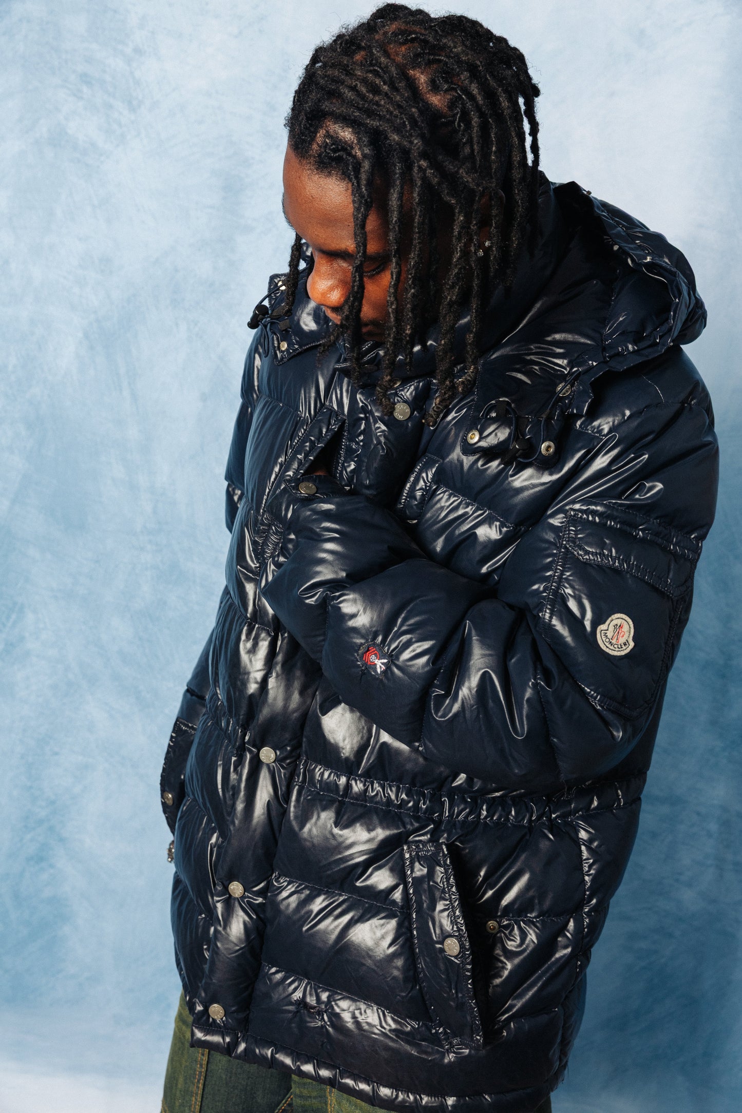 Moncler Shoulder Strap Down Ski Puffer Jacket