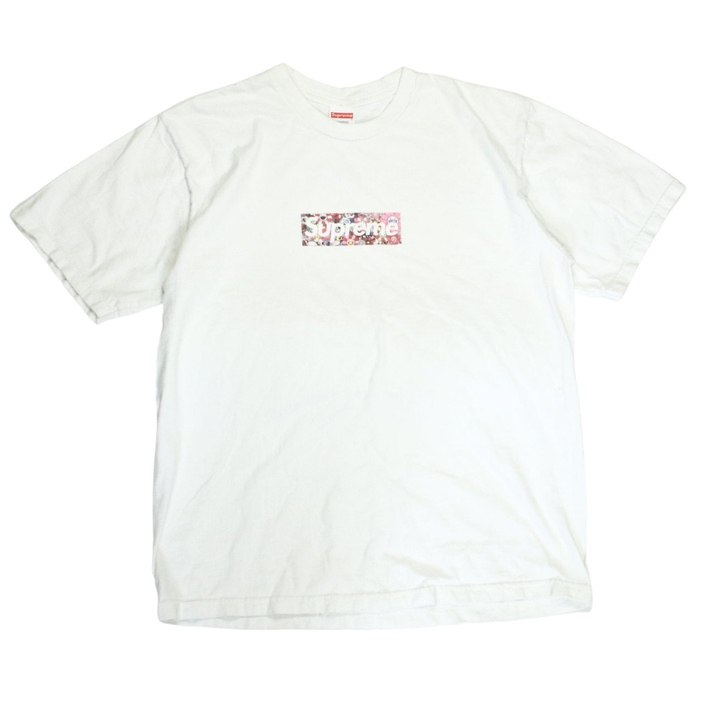 SUPREME TAKASHI MURAKAMI COVID-19 RELIEF BOX LOGO TEE