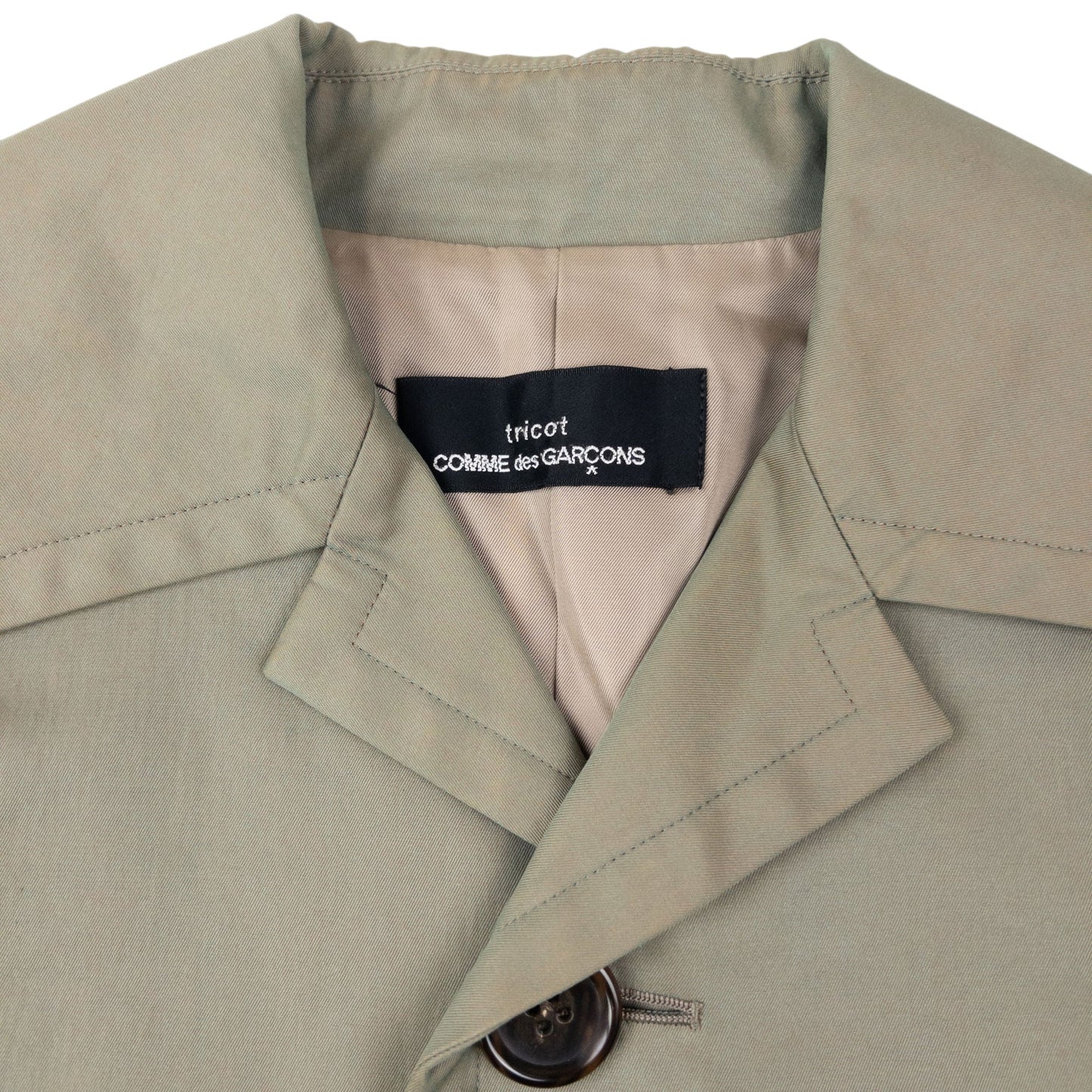 Vintage 2000s Comme Des Garçons Tricot Iridescent Jacket Womens Size S | Small, Green