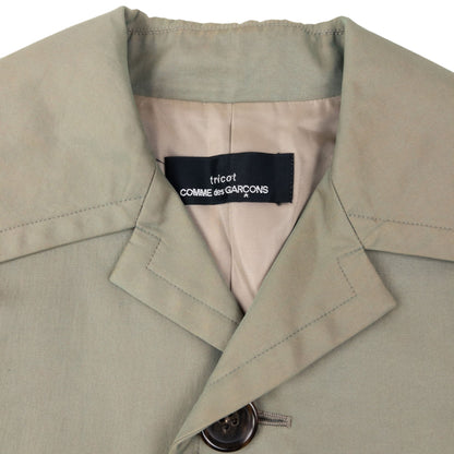 Vintage 2000s Comme Des Garçons Tricot Iridescent Jacket Womens Size S | Small, Green