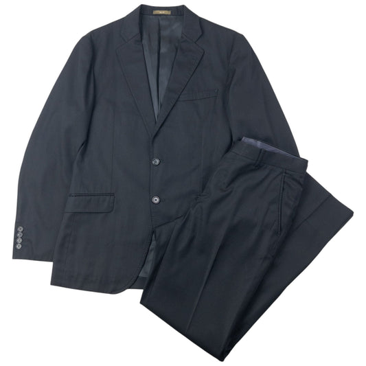 Vintage 90s Yohji Yamamoto A.A.R Jacket & Trousers Suit Set Size M | Medium, Black