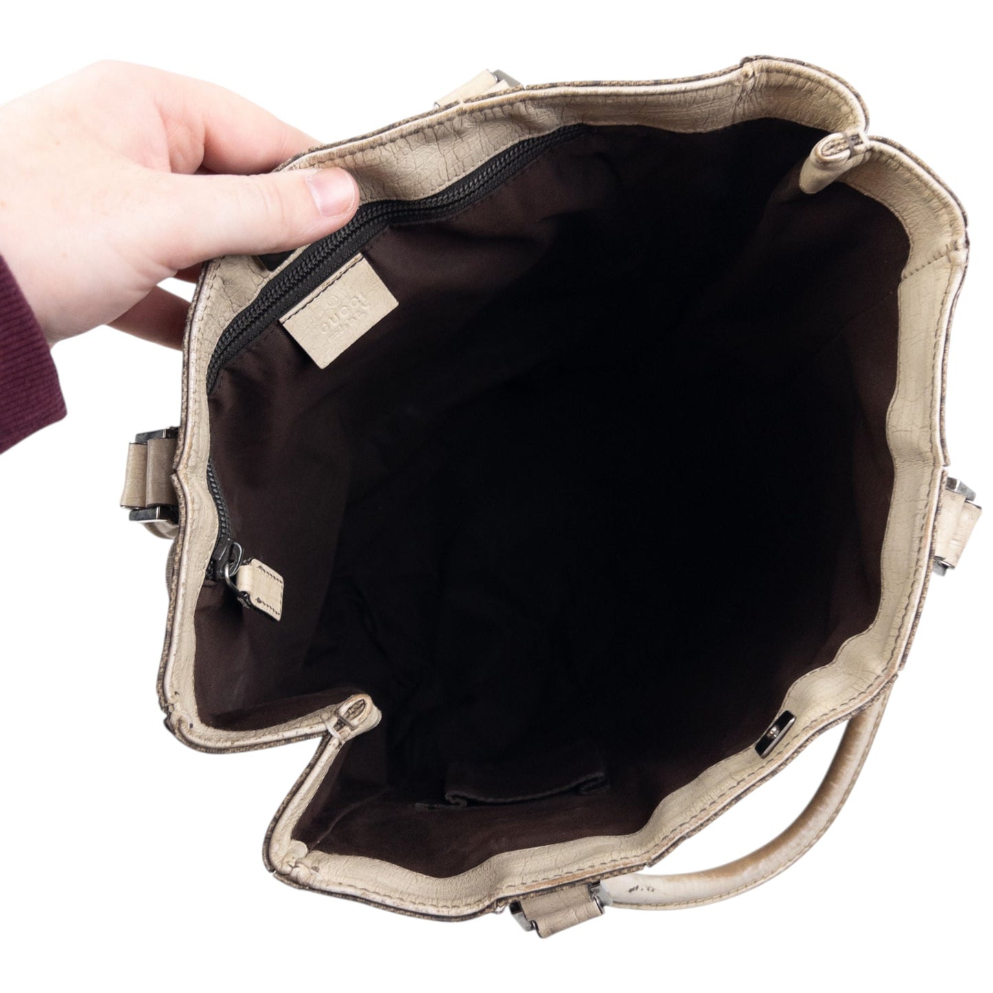 Vintage Gucci Monogram Shoulder Bag