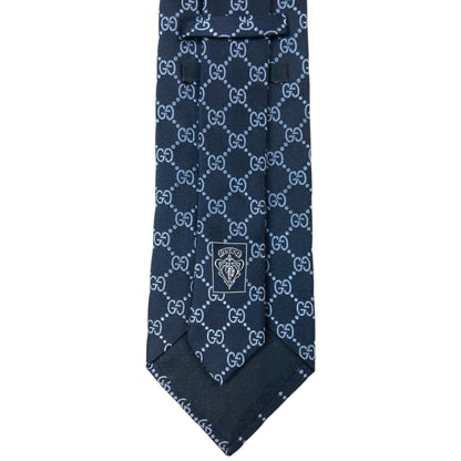 Vintage Gucci Silk Monogram Tie