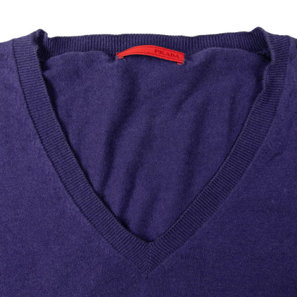 Vintage Prada V Neck Jumper Womans Size S