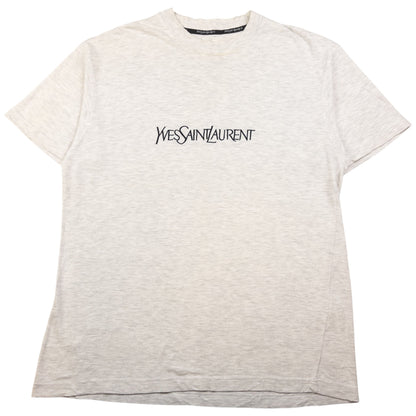 Vintage YSL Yves Saint Laurent Embroidered T Shirt Size M