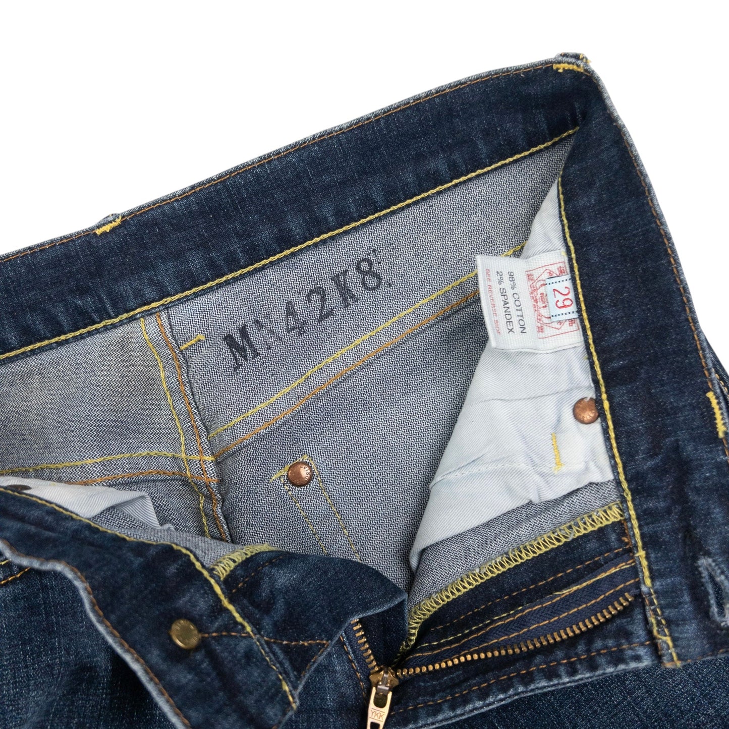 Vintage Evisu Double Gull Embroidered Japanese Denim Jeans Size W29