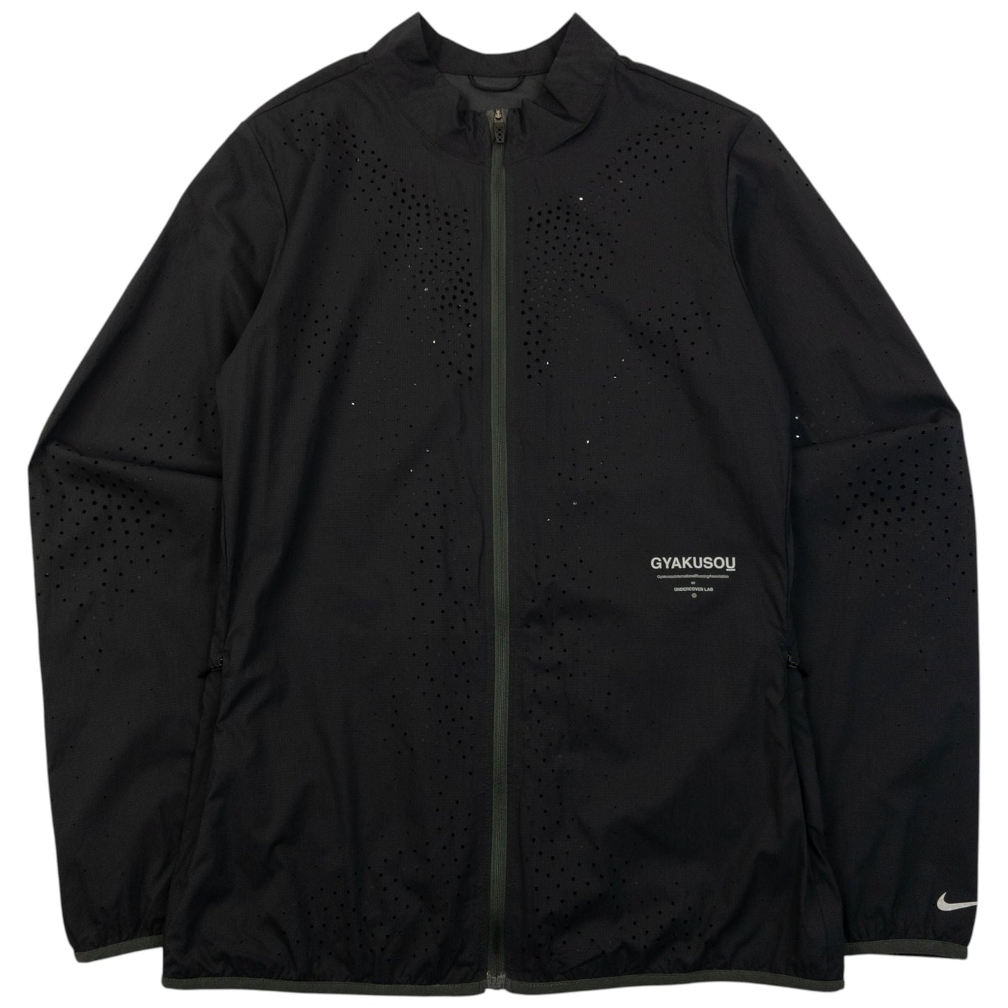 Vintage Nike Gyakusou Undercover Lab Laser-Cut Jacket Womens Size S | Small, Black