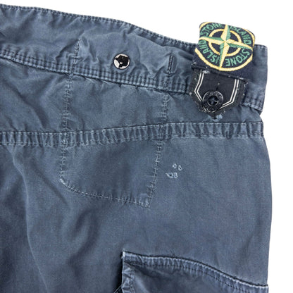 Vintage 2007 Stone Island Cargo Trousers Size W31 | W31, Grey Blue