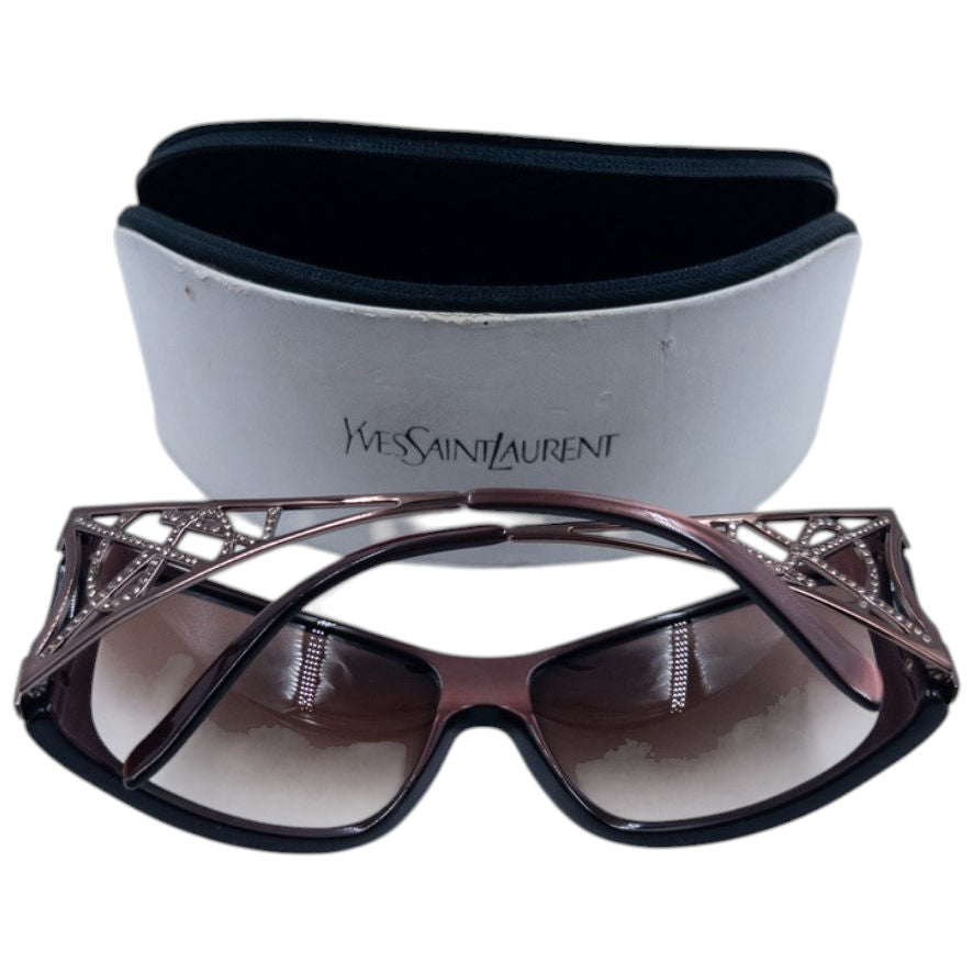 Vintage YSL Yves Saint Laurent Diamonte Sunglasses