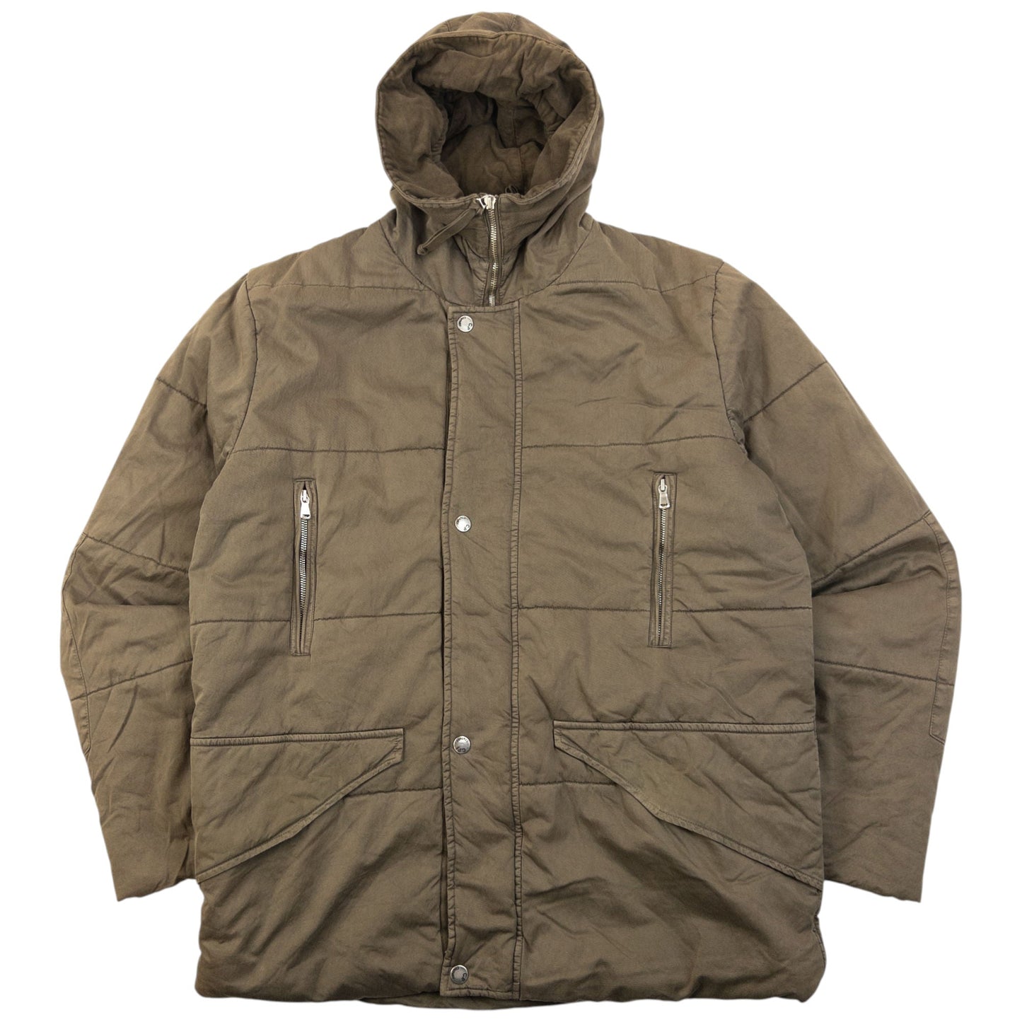 Vintage 2006 CP Company Padded Zip Up Jacket Size L | Large, Brown