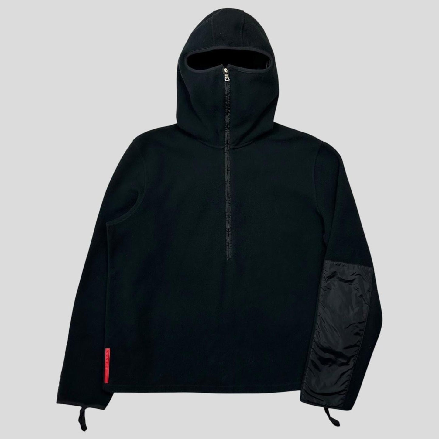 Prada Sport AW00 Balaclava Ninja Fleece Jacket - L | Default Title, Black