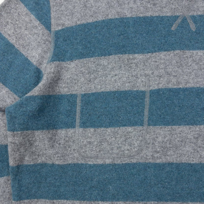 Vintage 2000s Hugo Boss Reversible Striped Wool Jumper Size L