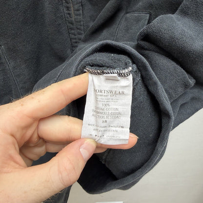00’s Stone Island Denims Hoodie (L) | Large, Black