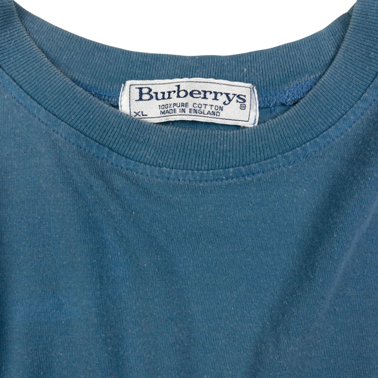 Vintage Burberry Embroidered T Shirt Size XL
