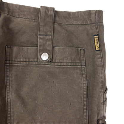 Vintage 2000s Armani Jeans Zip Cuff Cargo Trousers Size W35