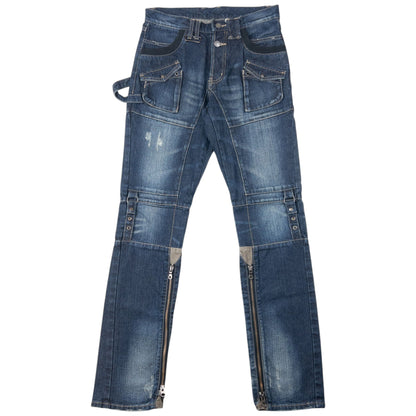 Vintage 2000s PPFM Convertible Zip Denim Jeans Size W30