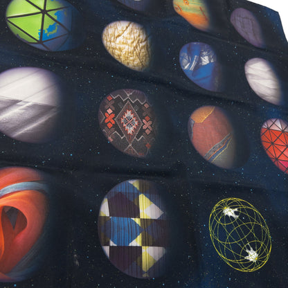 Vintage 2000s Issey Miyake Space Planet Scarf | O/S, Multicolour