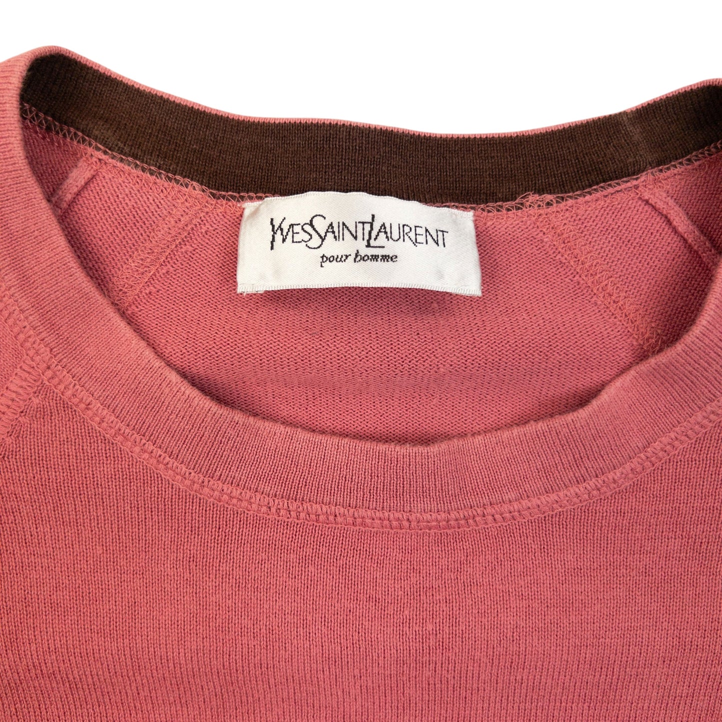 Vintage 2000s YSL Yves Saint Laurent Lightweight Jumper Size M | Medium, Pink