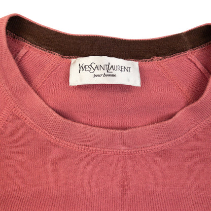 Vintage 2000s YSL Yves Saint Laurent Lightweight Jumper Size M | Medium, Pink