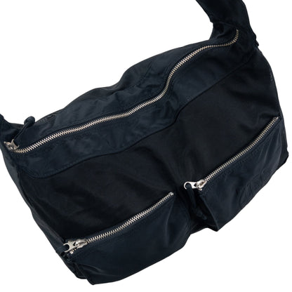 Vintage 2000s Jean Paul Gaultier Mesh Shoulder Bag | O/S, Black