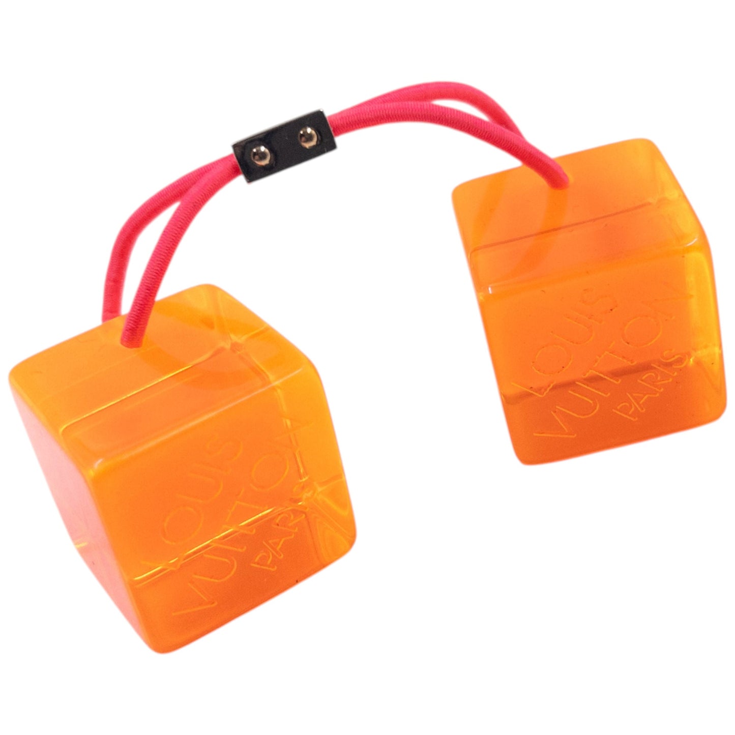 Vintage 90s Louis Vuitton Cube Hair Tie