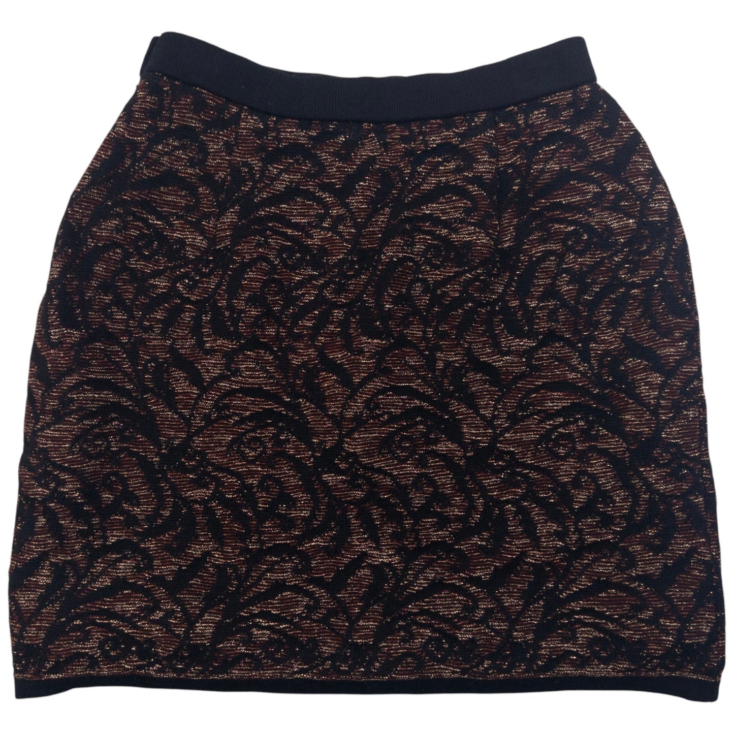 Vintage 90s YSL Yves Saint Laurent Knit Mini Skirt Womens Size S | Small, Black