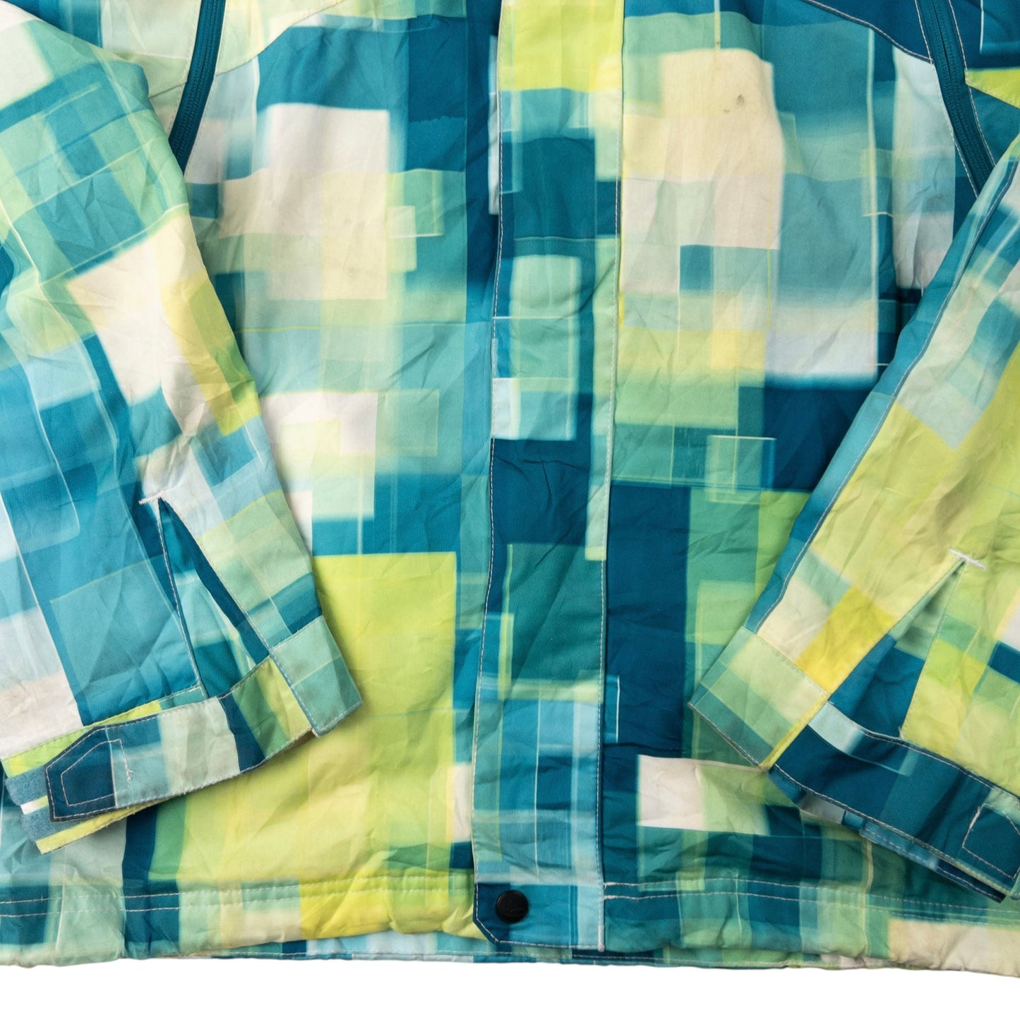 Vintage Oakley Geometric Zip Up Snowboarding Jacket Size S