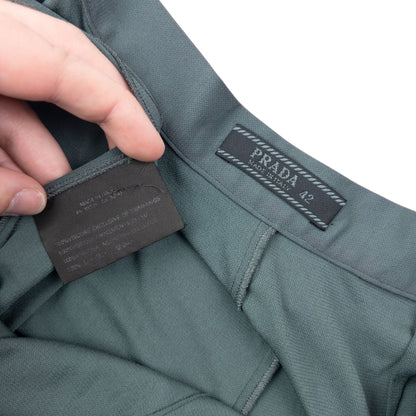 Vintage 2000s Prada Lightweight Skirt Womens Size W25 | W25, Green