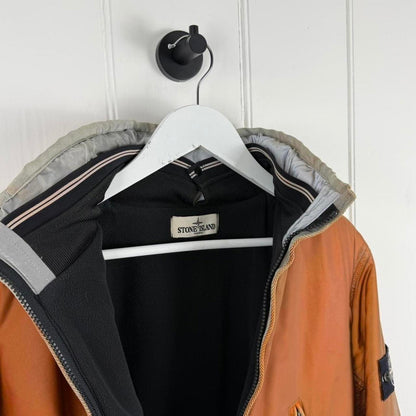 2012 Stone Island Liquid Reflective Jacket Bronze (L) | Large, Bronze