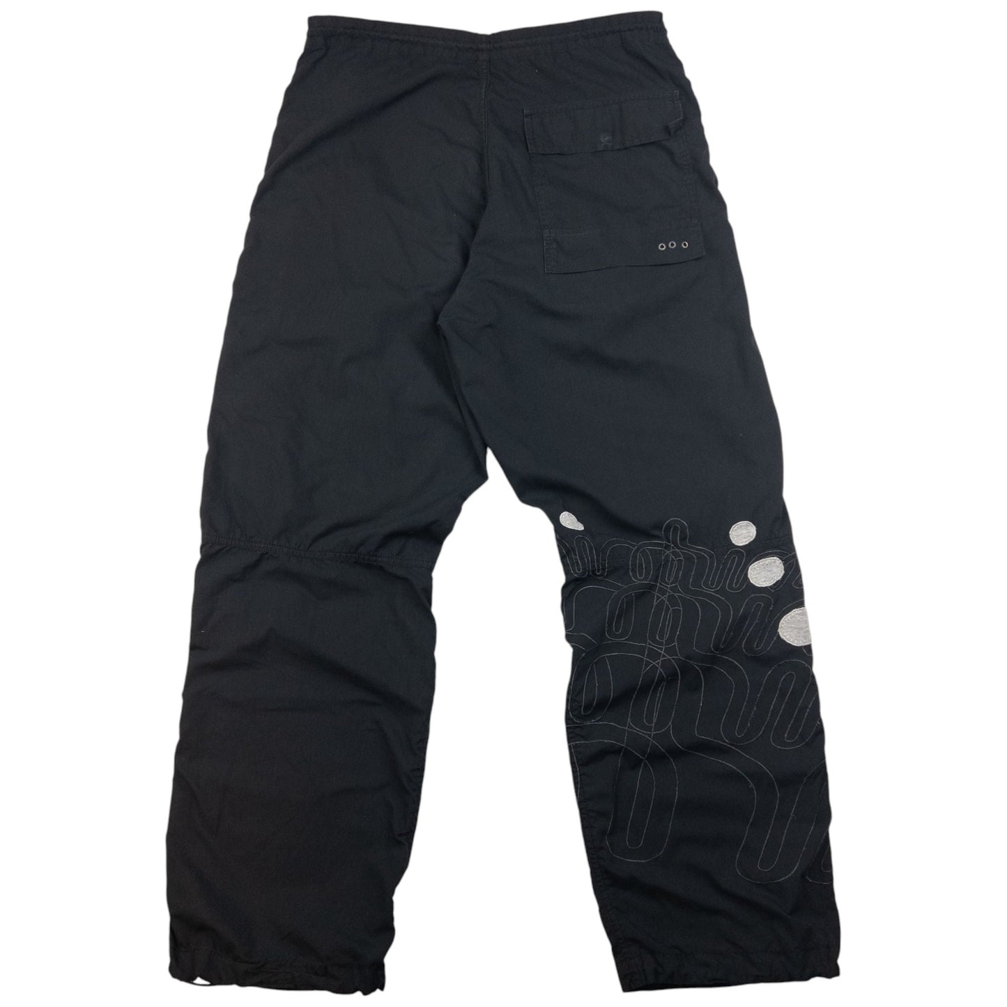 Vintage Maharishi Embroidered Roll Up Trousers Size S