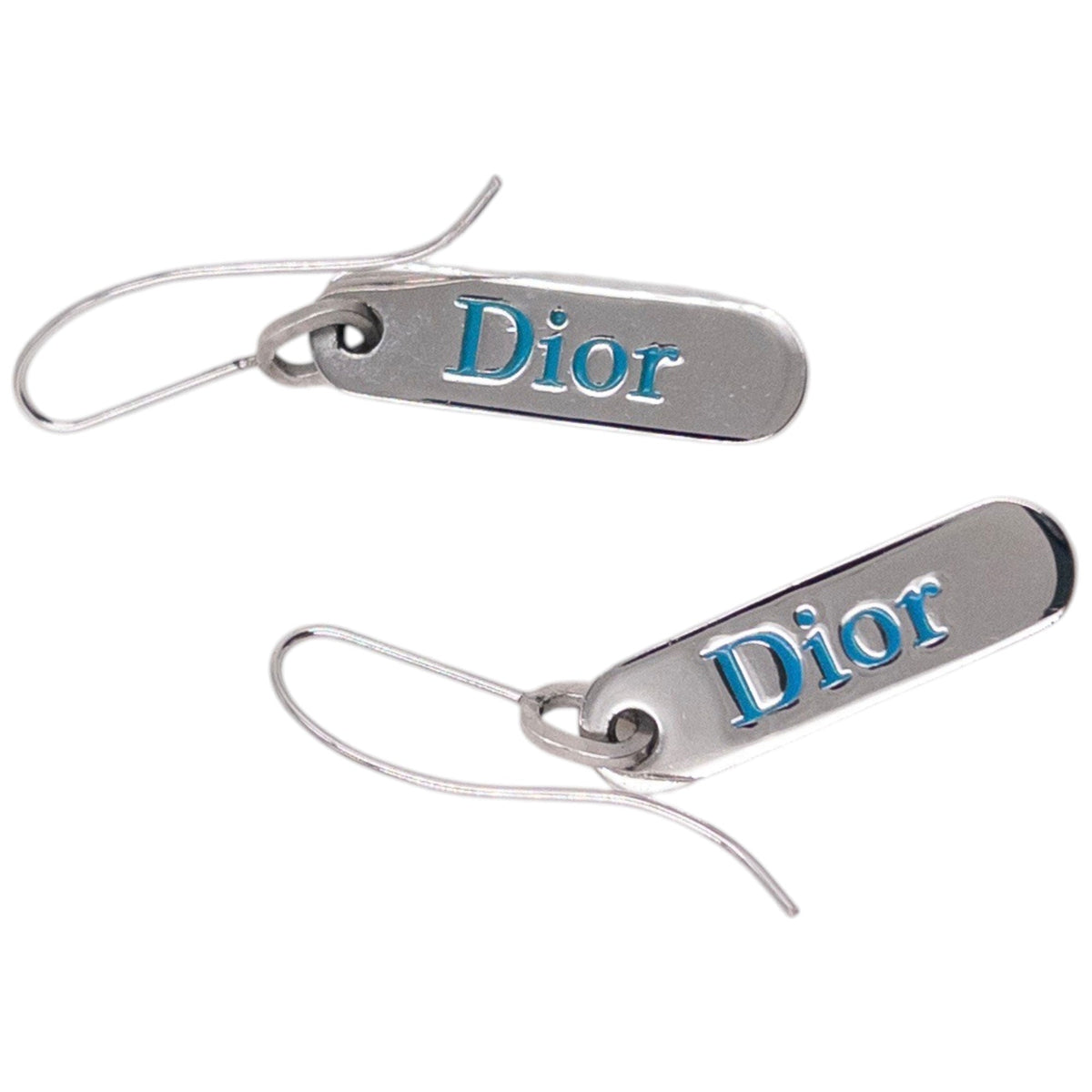 Vintage 2000s Dior By John Galliano Embossed Earrings | O/S, Multicoloured