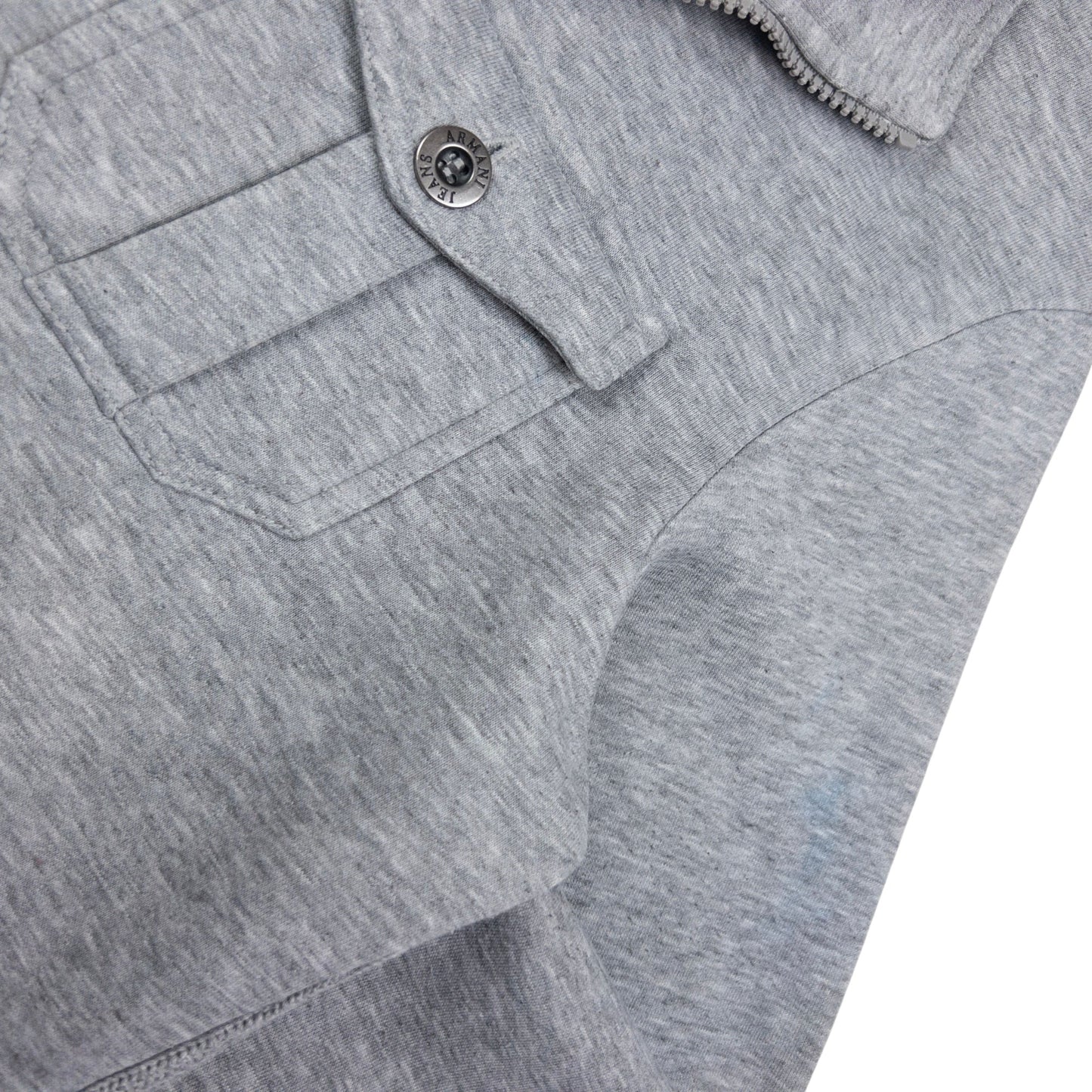 Vintage Armani Jeans Half Zip Jumper Size M