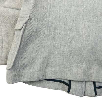 Vintage 2000s Burberry Wool Duffle Jacket Womens Size L | O/S, Grey