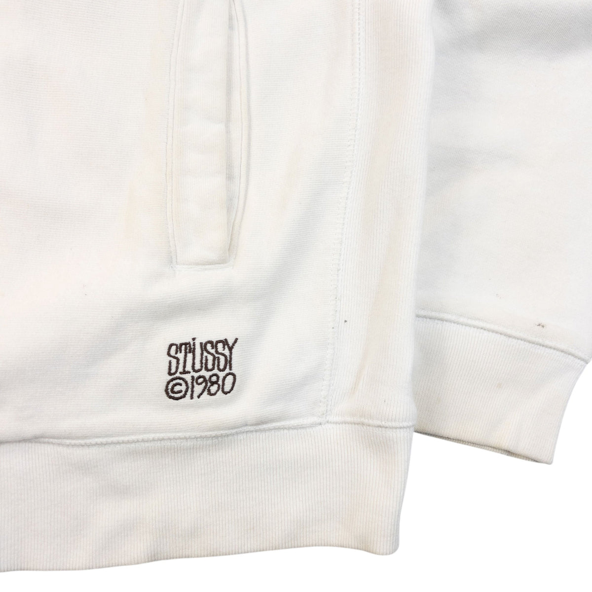 Vintage 2000s Stussy Zip Up Sweatshirt Size M | Medium, Red