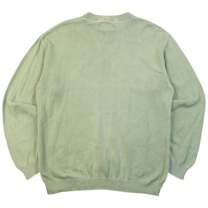 Vintage 90s Armani Jeans Knit Jumper Size M | Medium, Green