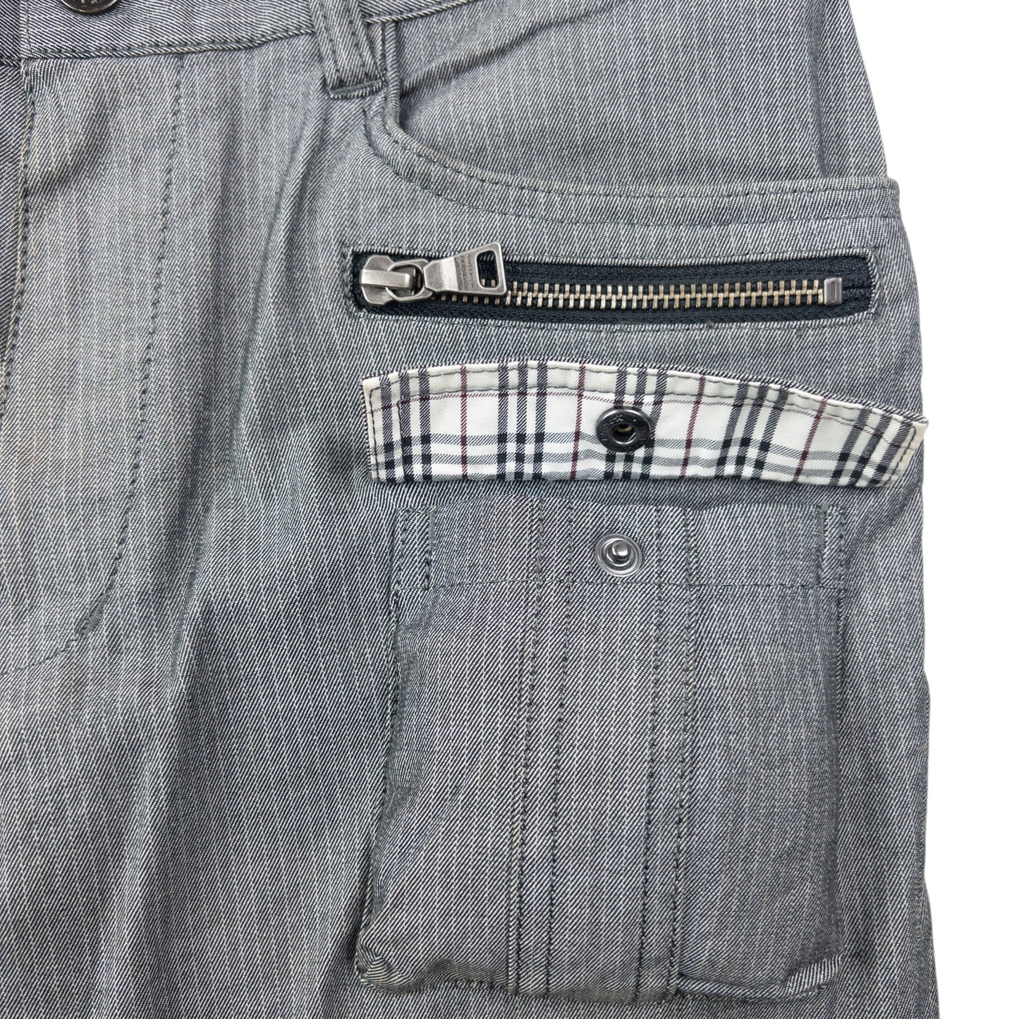 Vintage 2000s Burberry Black Label Cargo Trousers Womens Size W27 | Small, Multicoloured