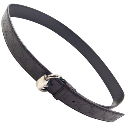 Vintage 2000s Gucci Embossed Monogram Leather Belt Size L | O/S, Brown
