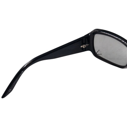 Vintage 2000s Dior Spidior 2 Diamonte Sunglasses | O/S, Black