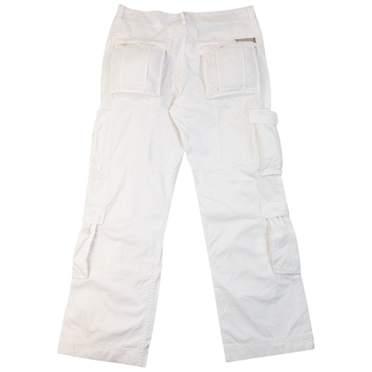 Vintage 2000s Dolce & Gabbana Cargo Trousers Size W35 | W35, White